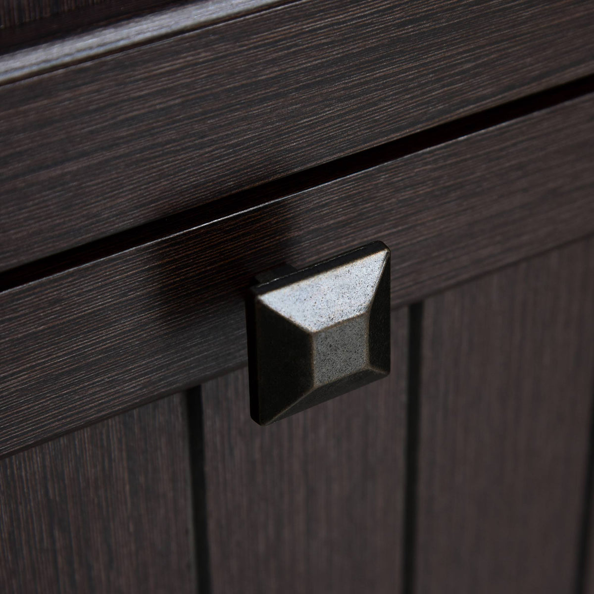 Brown Wooden 2-Drawer File Cabinet M18998