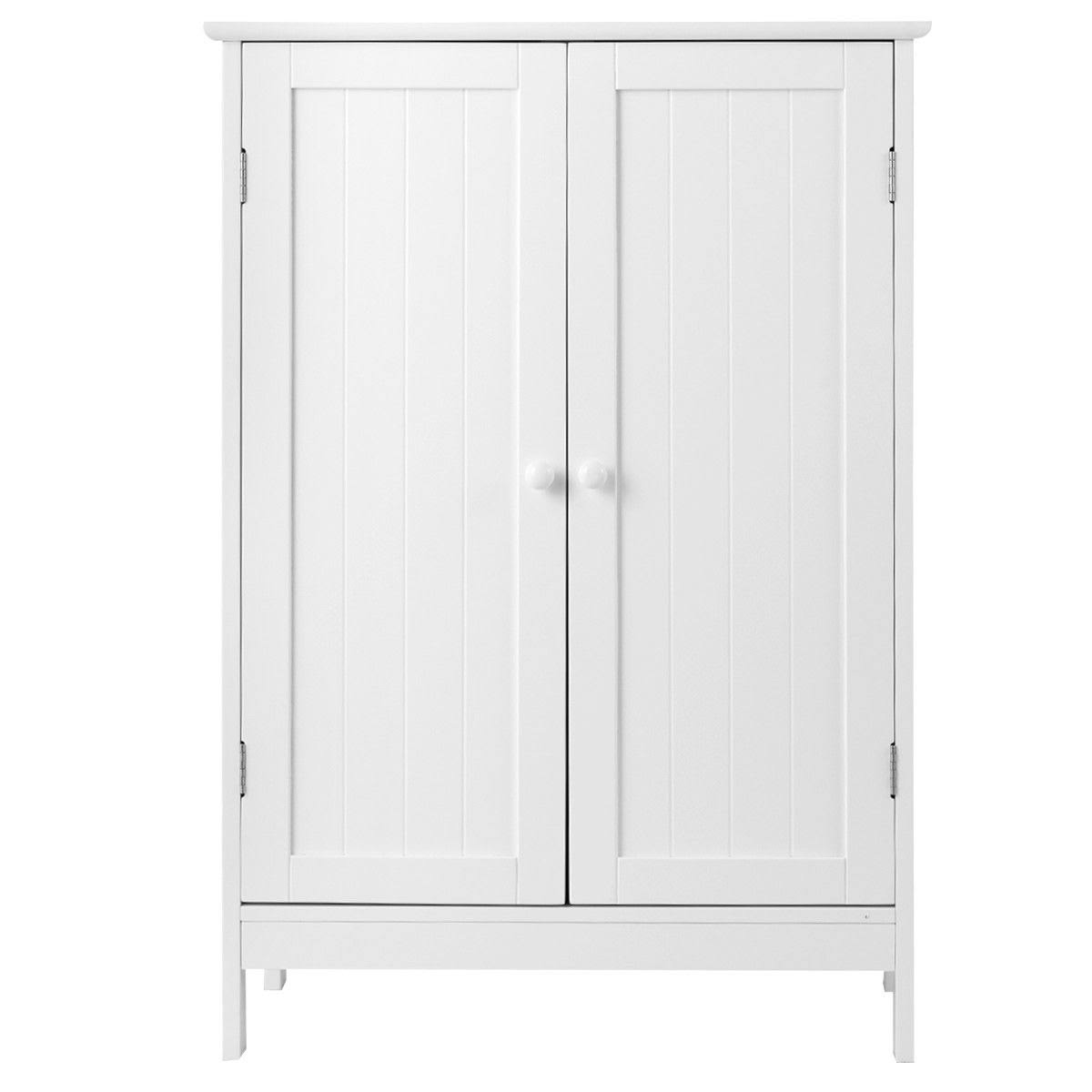 Bathroom Floor Storage Double Door Cabinet A78285