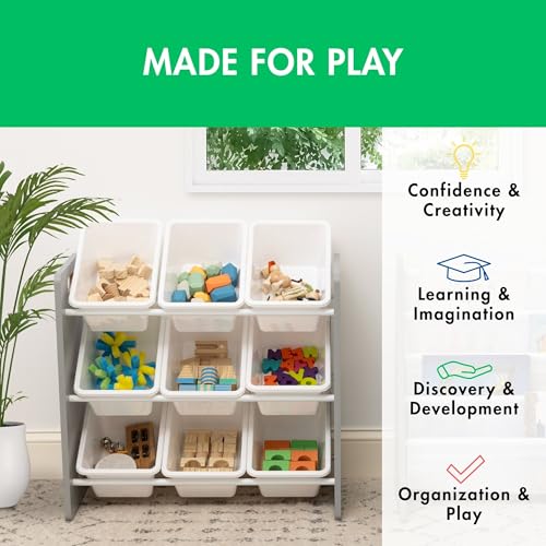12-Bin Toy Organizer with Chalkboard L5682