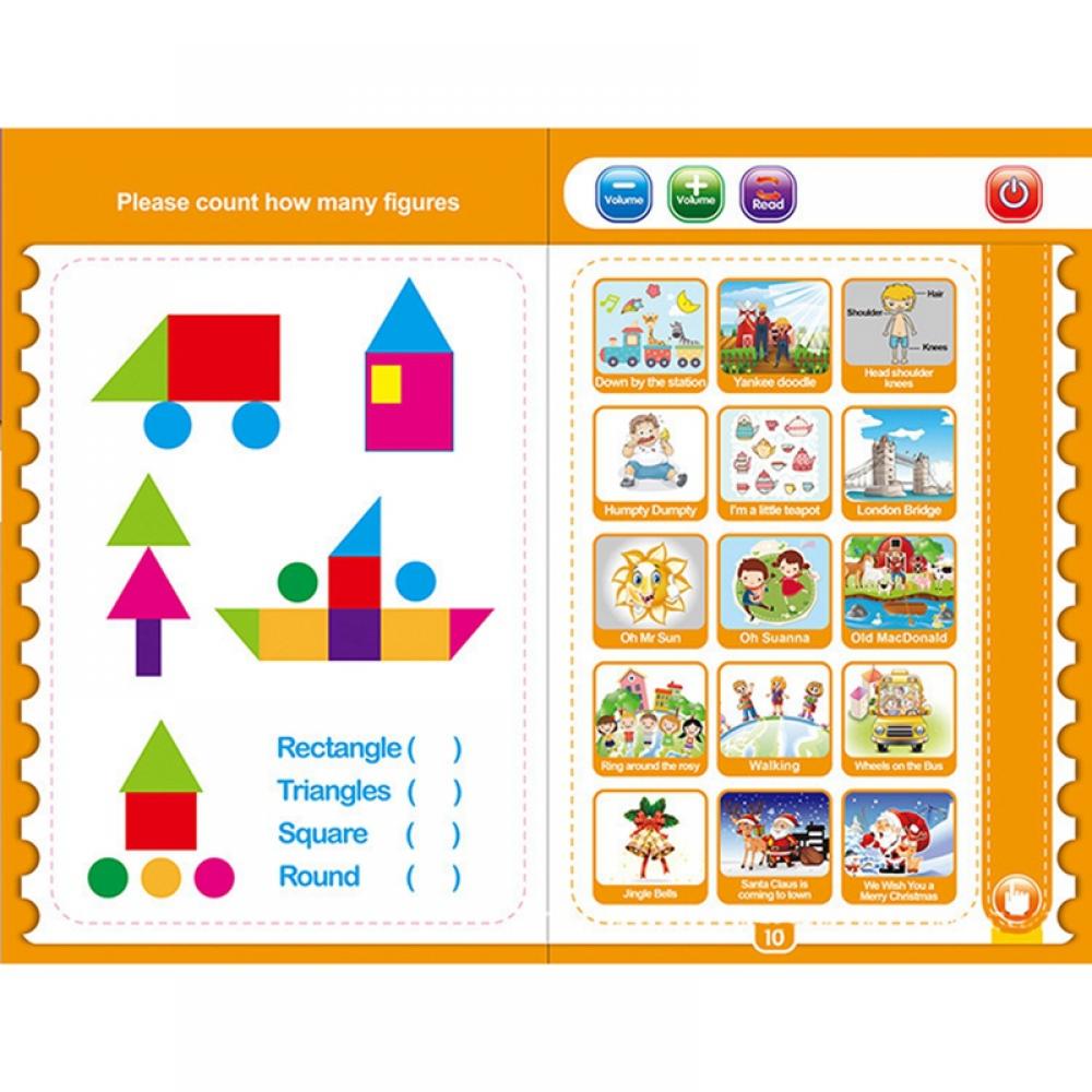Sound Book for Children English Letters & Words Educational Toys Q58951