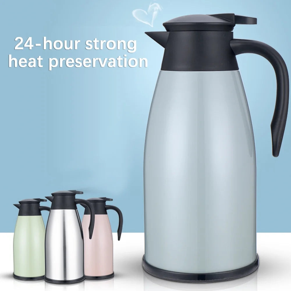 Stainless Steel Insulation Bottle Double Walled Flask 2L Y18131
