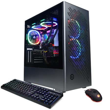 Liquid Cooled Gaming Desktop Computer, AMD Ryzen 9 7900X 4.7GHz, 64GB RAM, 2TB SSD, RTX 4070 Ti SUPER 16GB, Windows 11 Home M689