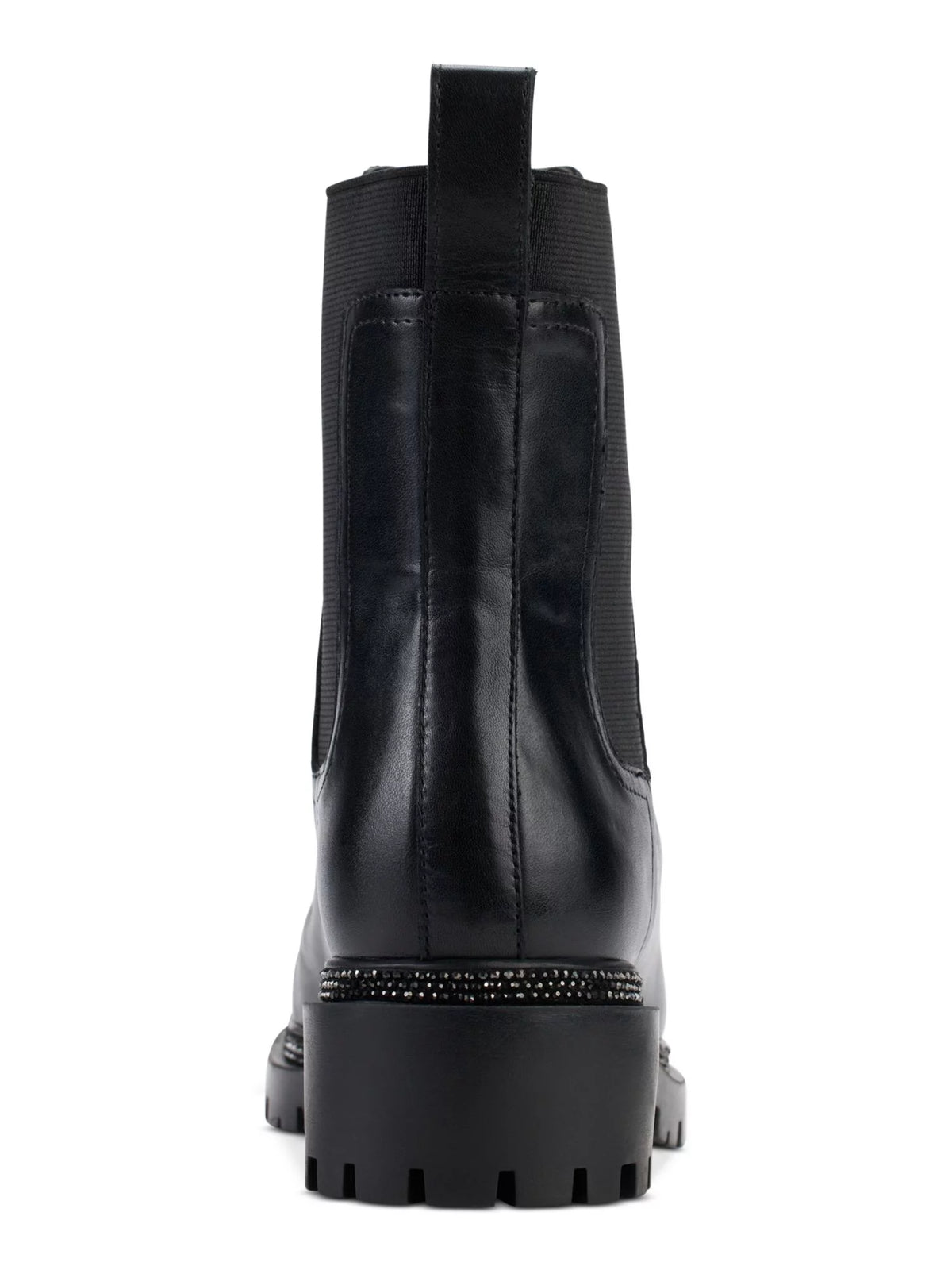 Black Leather Chelsea Boots H5983