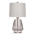 Silver Art Glass Table Lamp R4706