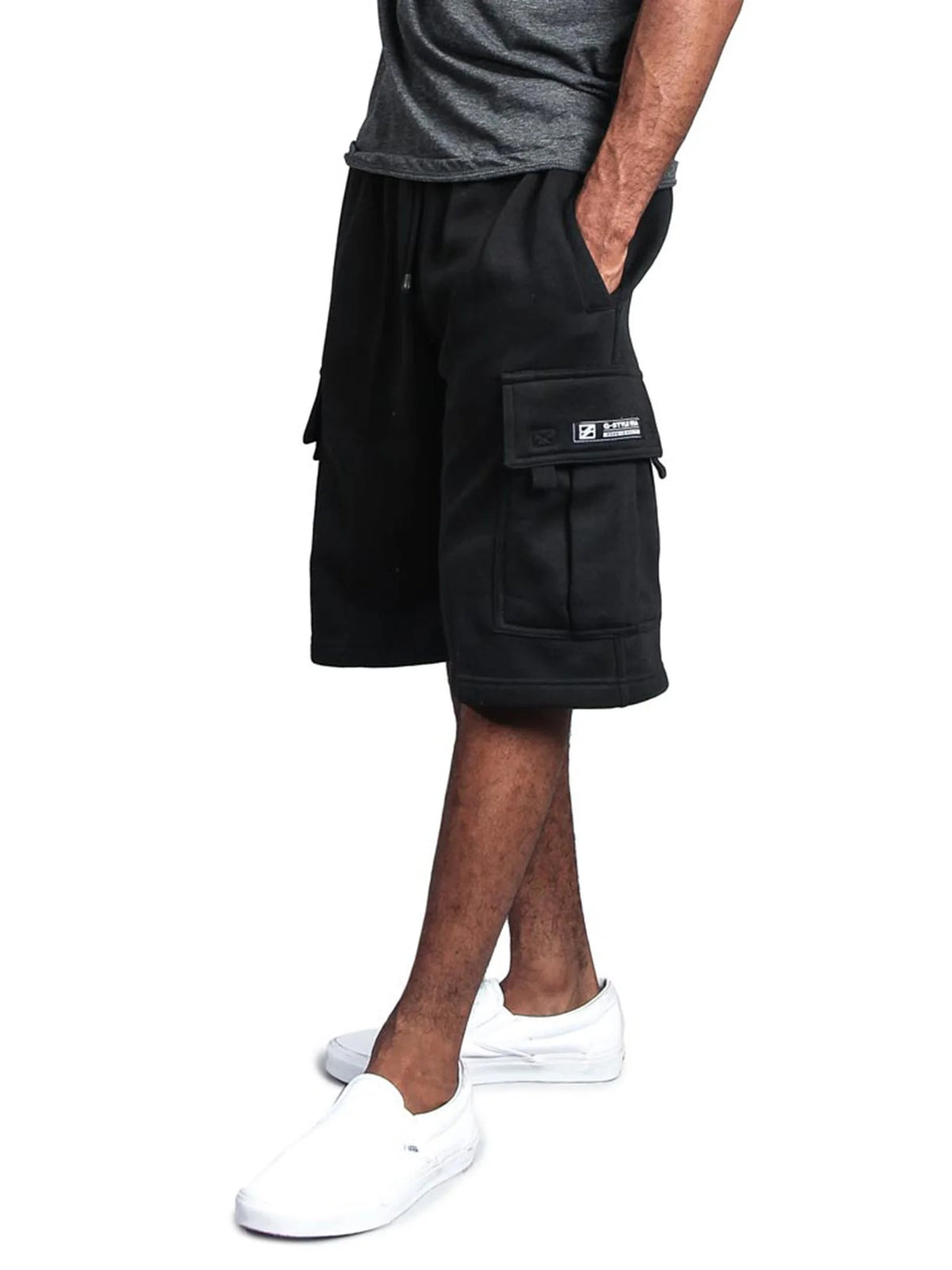 Fleece Heavyweight Cargo Sweat Shorts D933