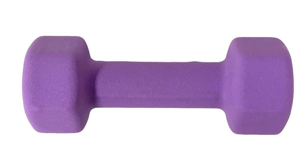 Neoprene 5 Lbs. Hex Dumbbells, Set of 2 D9059