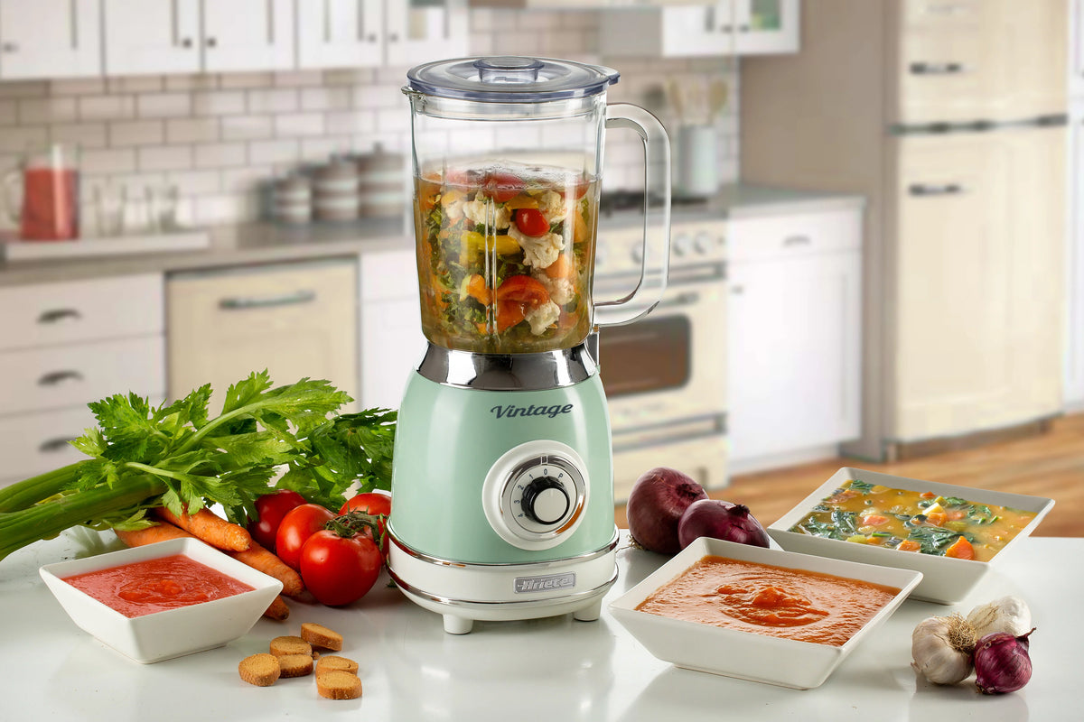 Green 1000W Vintage Blender Q36853