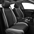 1pc Black Gray Leather Universal Car Seat Covers J1795