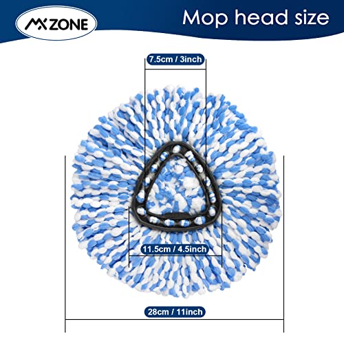 Spin Mop Head Replacement Base Handle 4 Mop Replace Heads Combo Set A1198