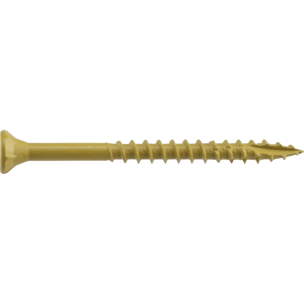25 lbs 10 x 3 in Tan Deck Screw S95729