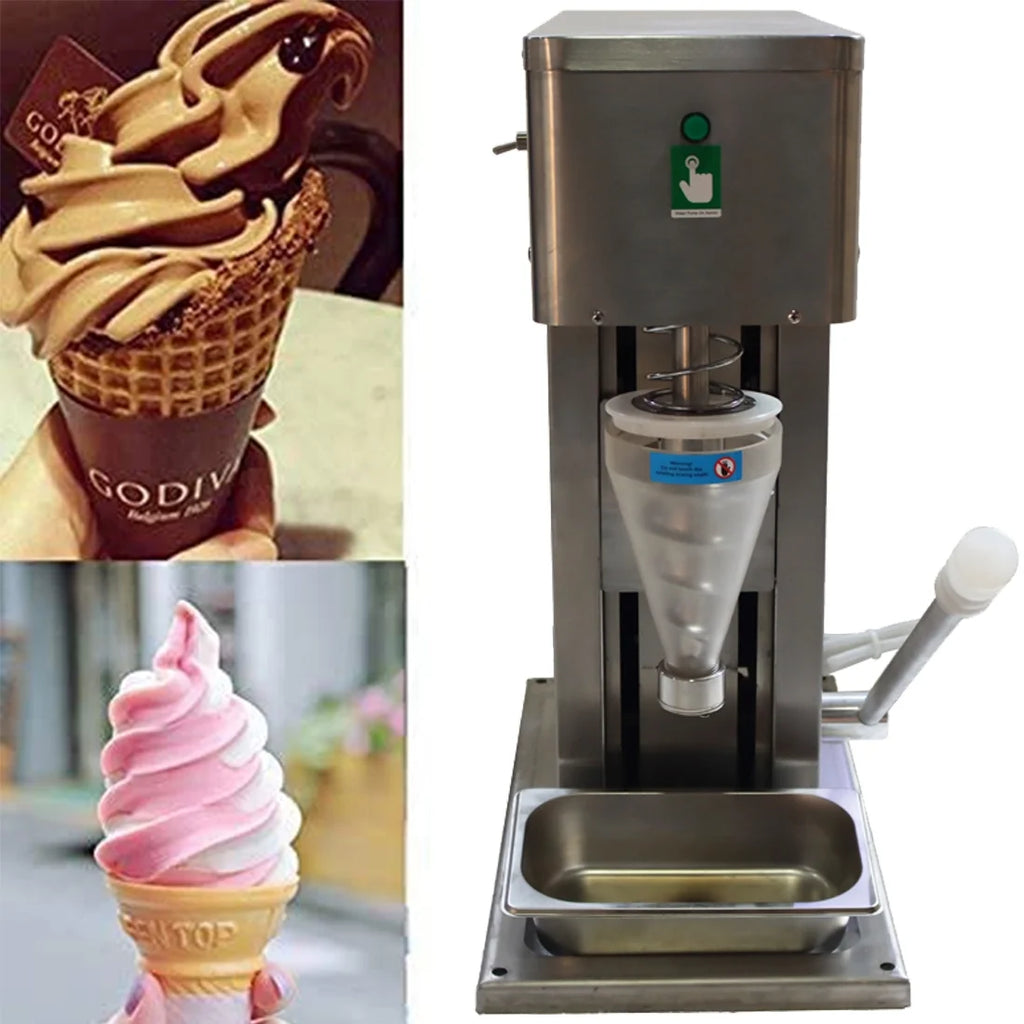 Electric Fruit Ice Cream Mixer Machine Frozen Yogurt Milkshake K1622
