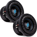 2 x 8 Inch Dual 4 Ohm Car Audio Subwoofer with Aluminum Die-Cast Basket C90188