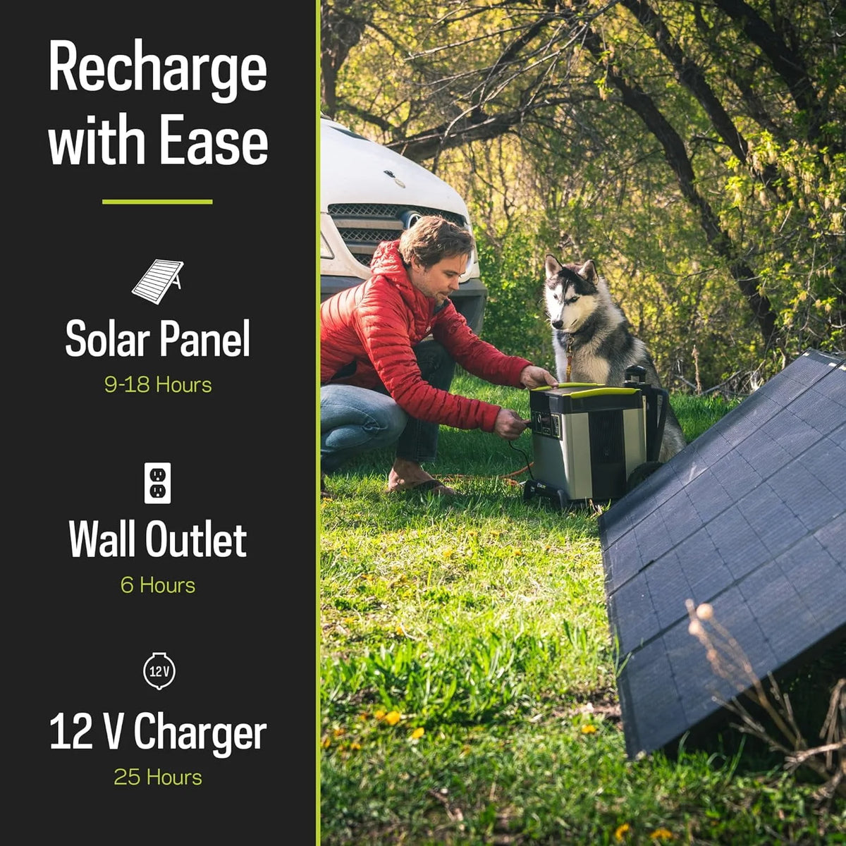 Portable Power Station 2982Wh Lithium Battery 2000 Watt V950199