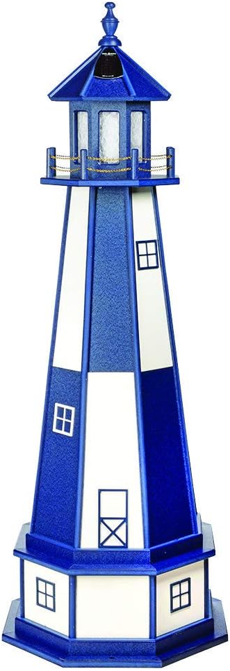 Decorative Lighthouse with Base Wood E16995