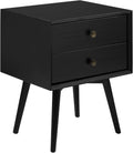 Caramel 1 Drawer Wood Nightstand O39736