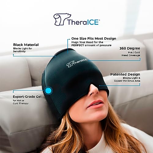 Migraine Relief Ice Pack Head Wrap O8521