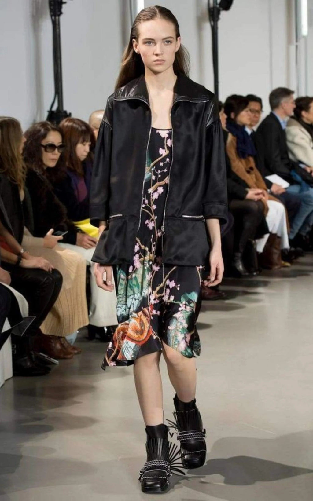 Asymmetric Printed Dress O1903