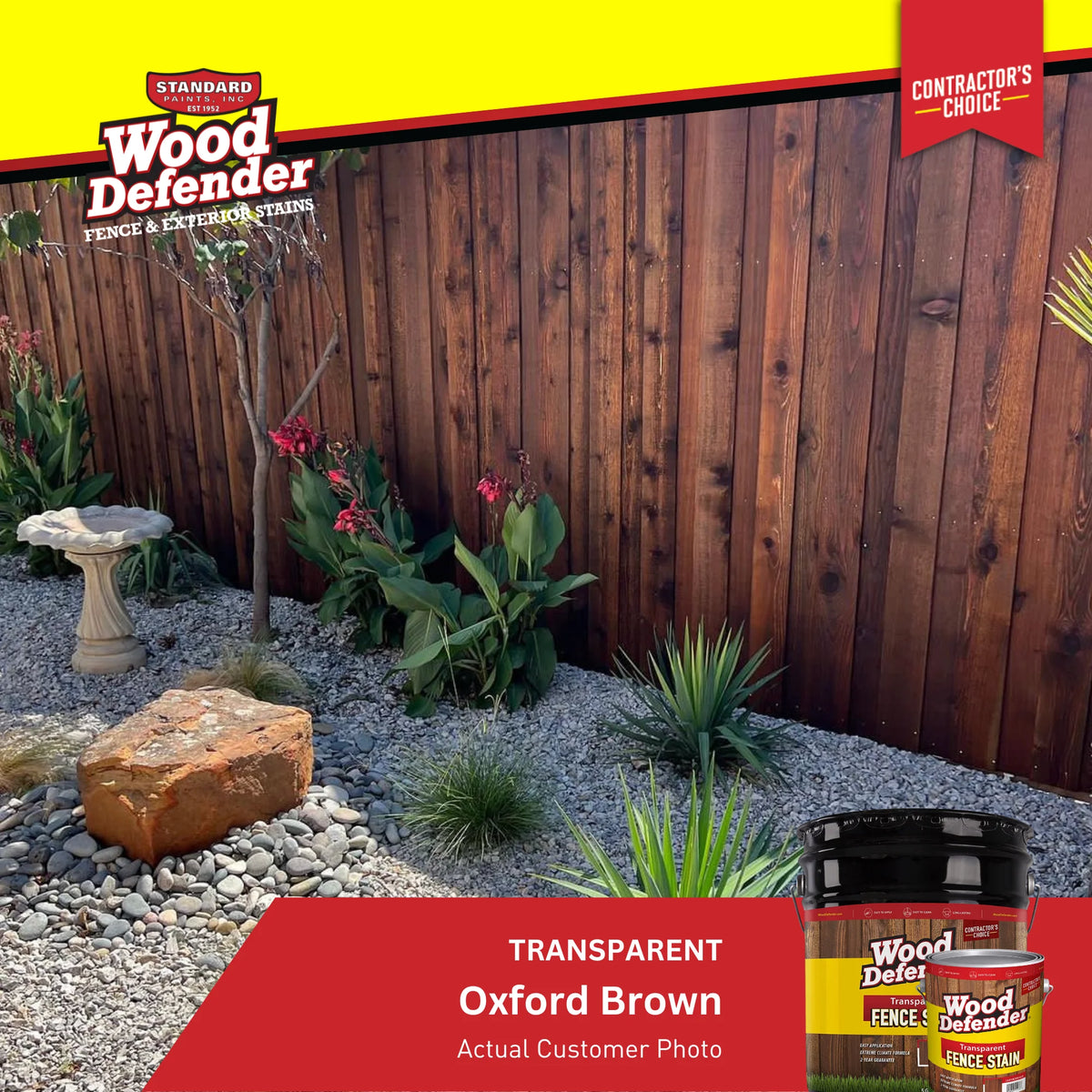 Oxford Brown Fence Stain 5 gal P286