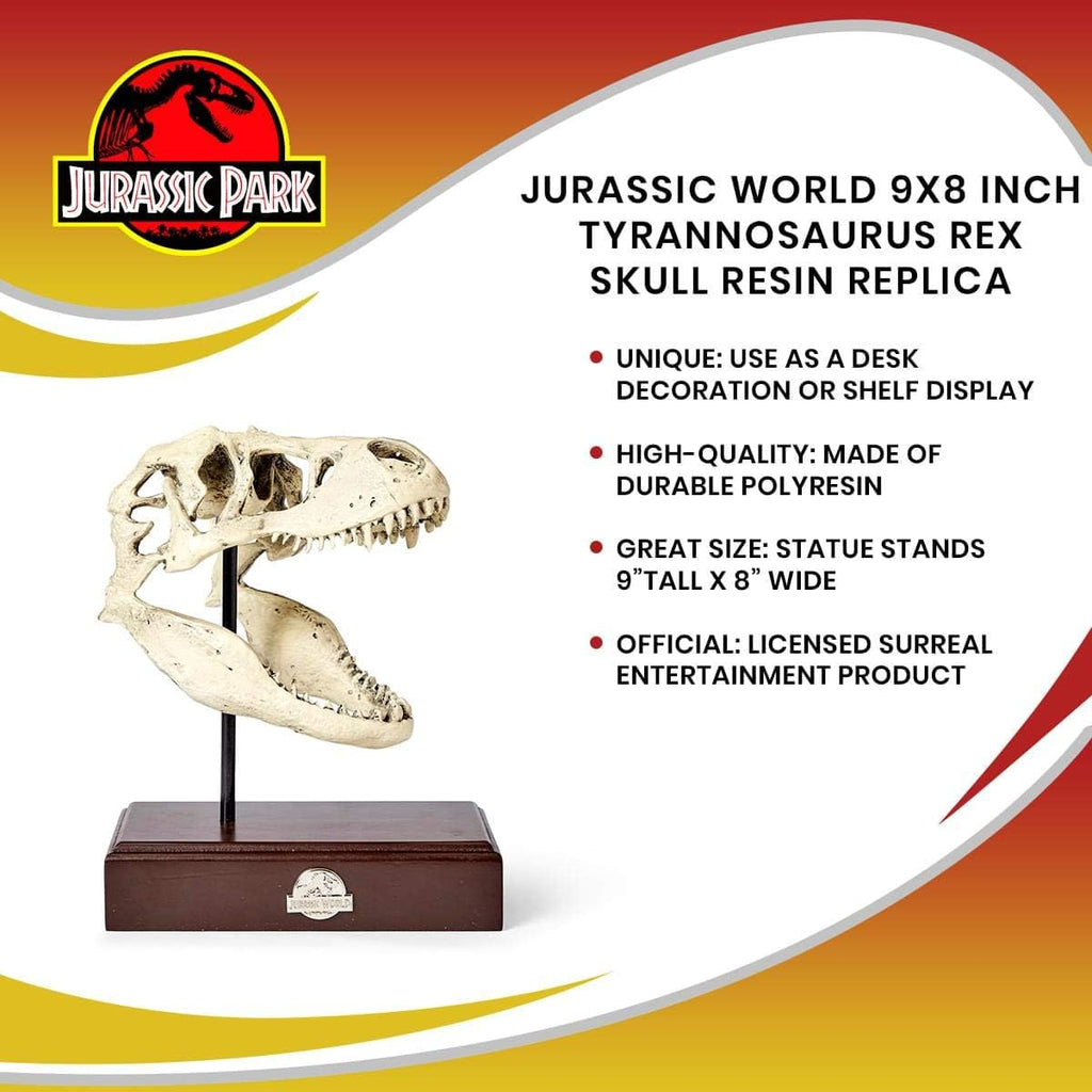 Tyrannosaurus Rex Skull Resin Replica Statue W8028