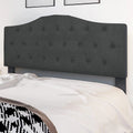 Grey Linen Tufted Upholstered Headboard L13827