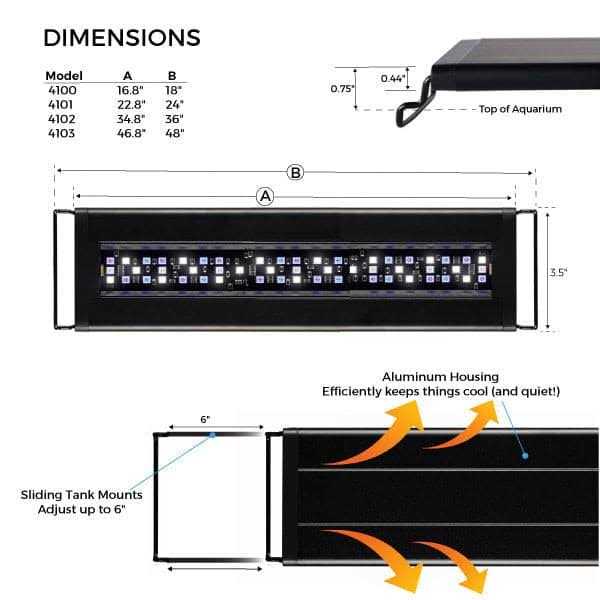 Orbit Marine Aquarium LED Light T59600