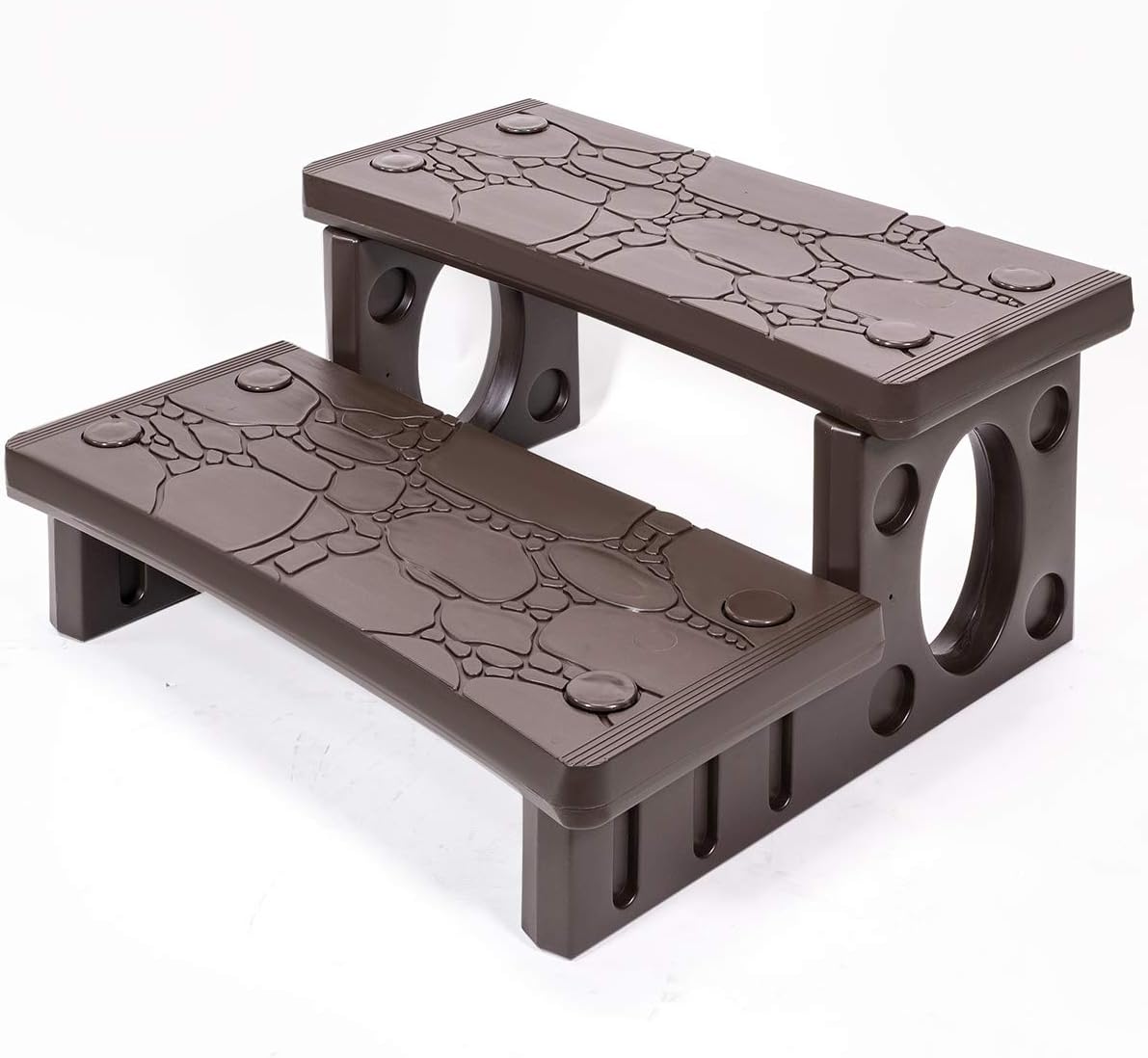 White 2-Step Lightweight Multi Purpose Deck Step Y926
