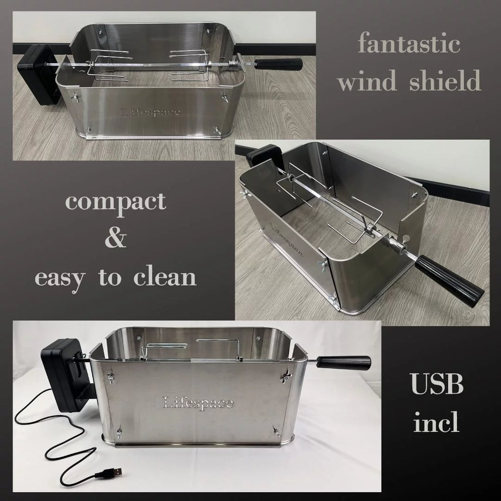 Portable Grill Rotisserie Extension Kit N45258