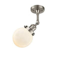 Brushed Satin Nickel Semi Flush Mount Light O734