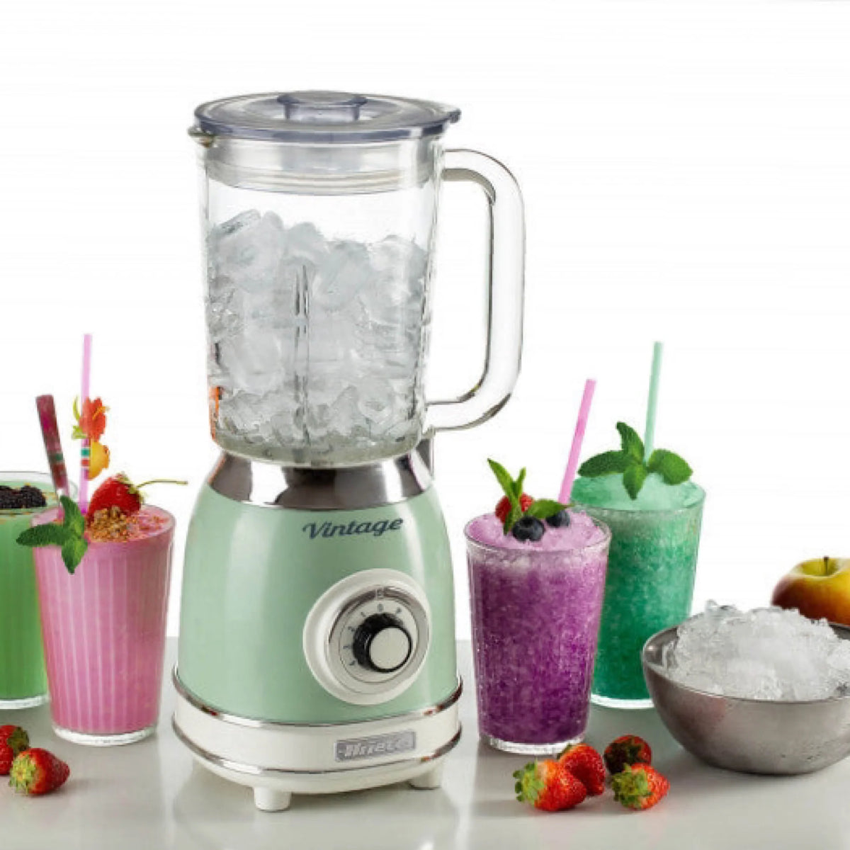 Green 1000W Vintage Blender Q36853