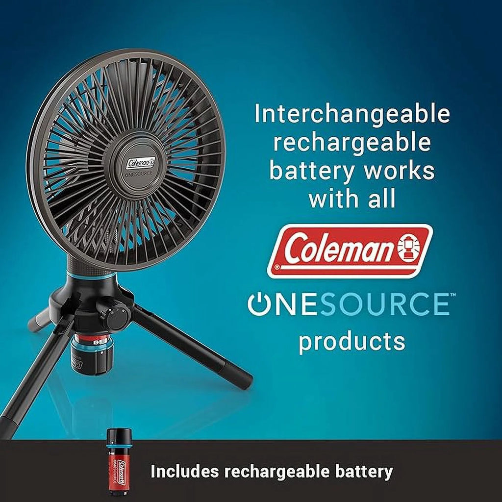 Black Multi-Speed Fan and Battery C77404