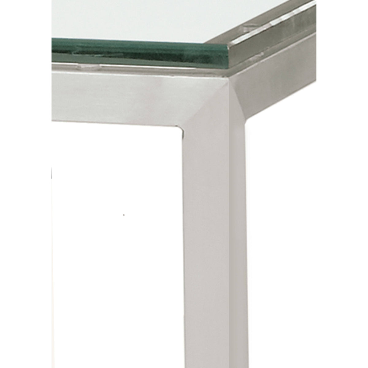 Walnut Console Table with Ocean Blue Base I4703