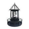 Black Solar Powered Lighthouse A157