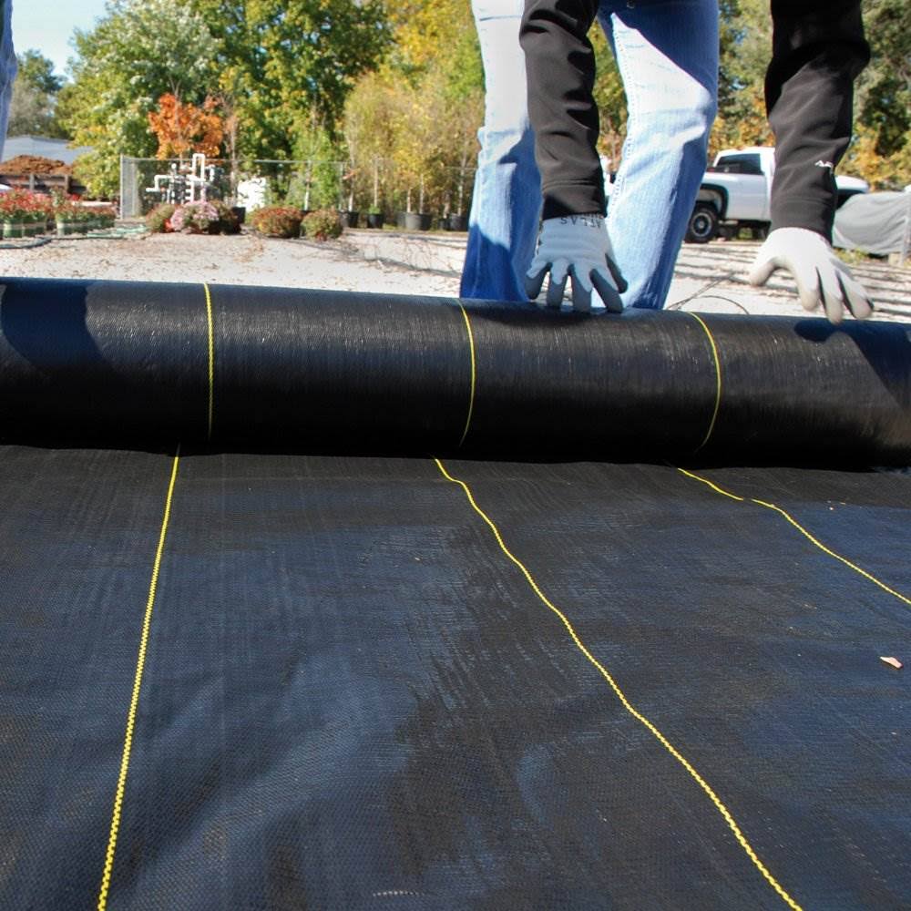 4 Foot Woven Weed Barrier Landscape Fabric 300 Feet 2 Pack H744