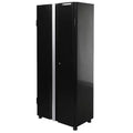 24-Gauge Steel Freestanding Garage Cabinet in Black Z136