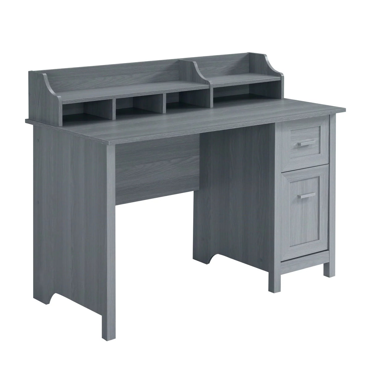 Grey Office Desk with Storage Y60729