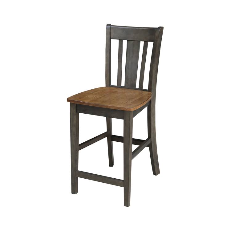 30 in. Round Pedestal Gathering Height Table with 2 Counter Height Stools I1588