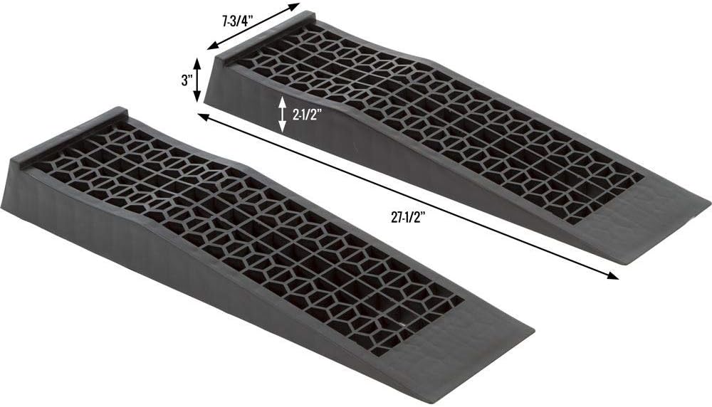 Low Profile Plastic Car Service Ramps 2 Pack G189407
