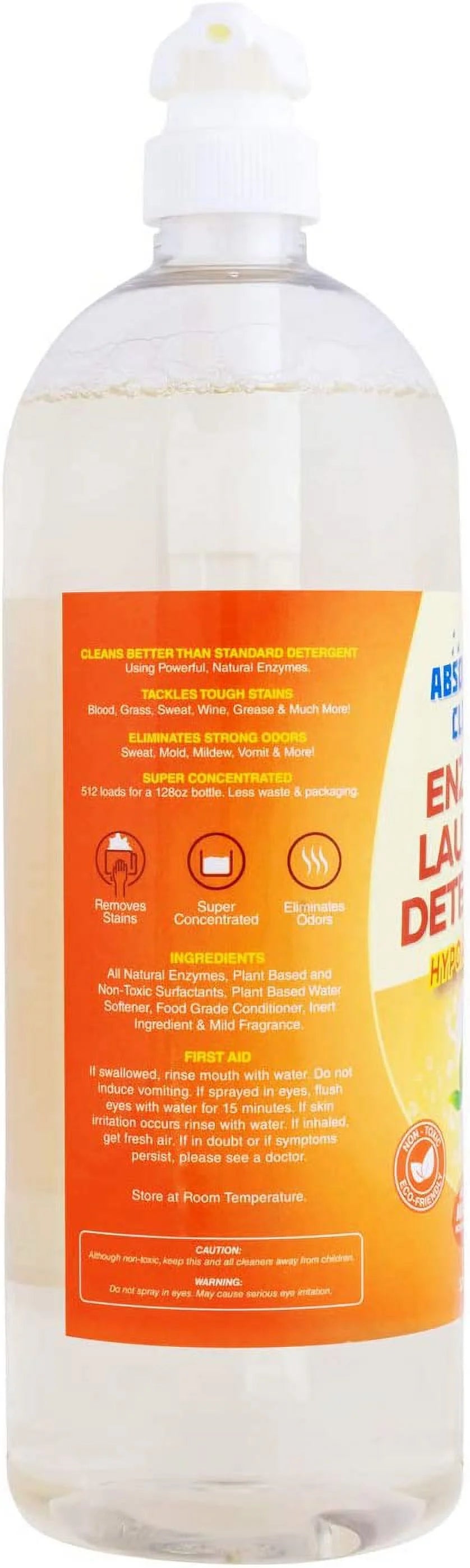Laundry Detergent Liquid 128 Loads 32oz Bottle H8833