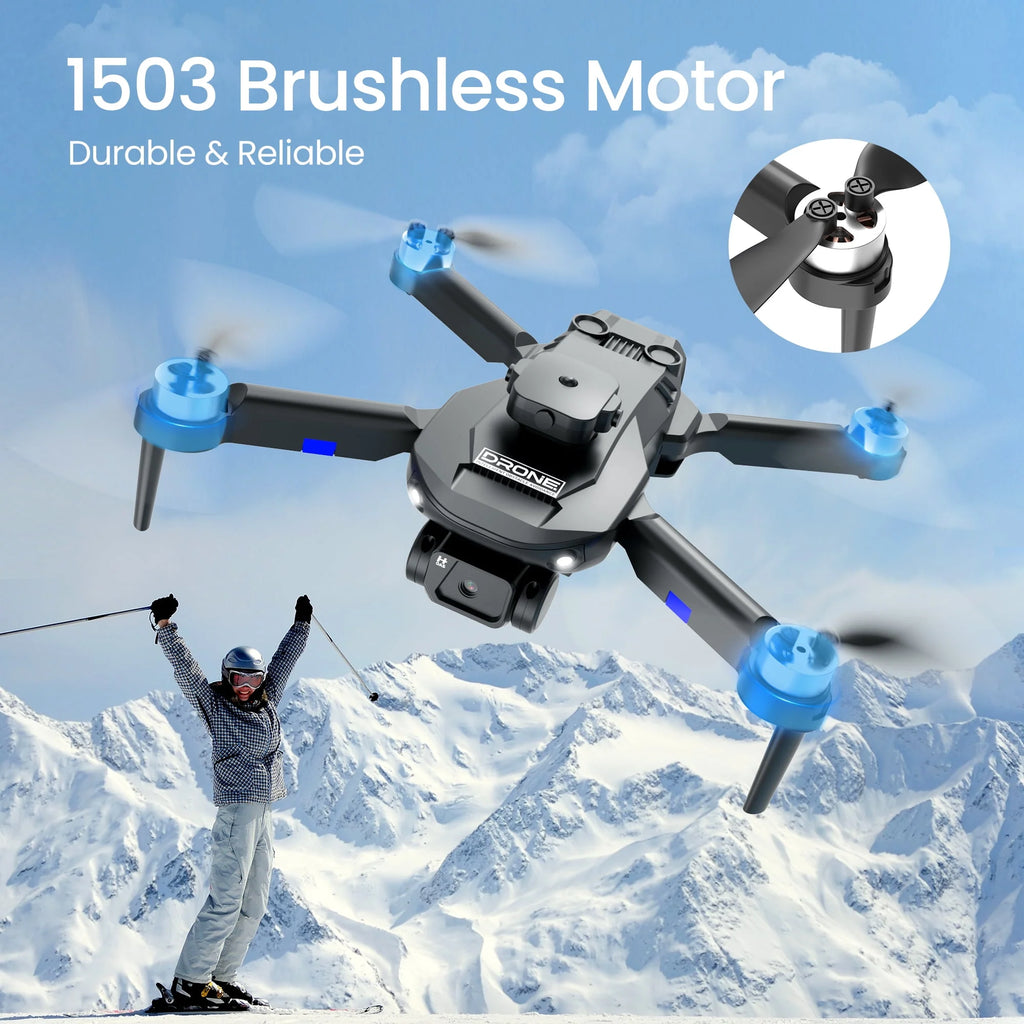 6K HD Camera Drone with 3 Batteries Black E410731