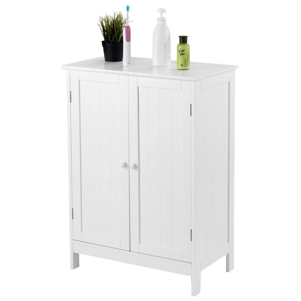 Bathroom Floor Storage Double Door Cabinet A78285