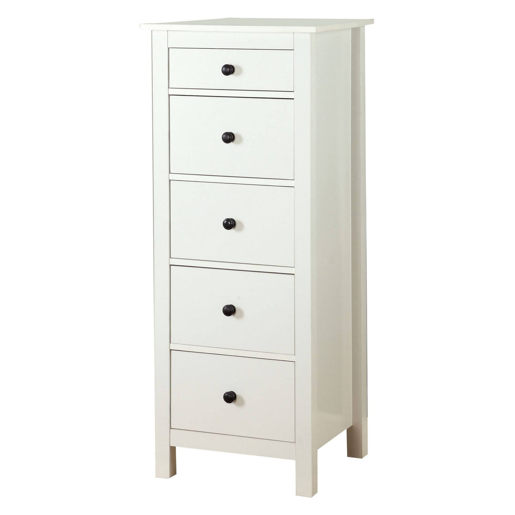 5 Drawer White Chest X343393