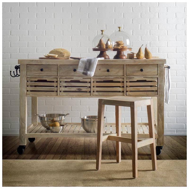 Brown Wood Seat Stool E452625