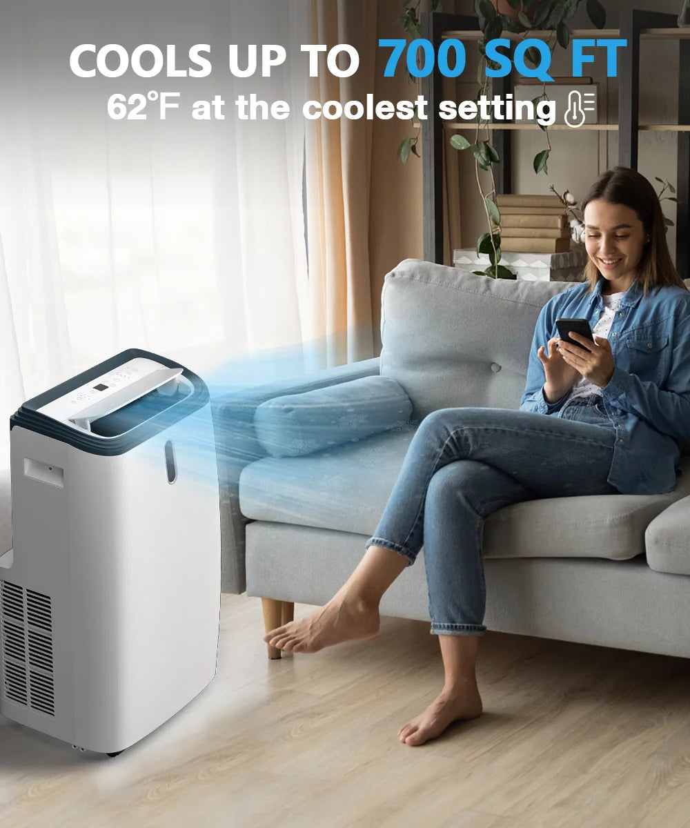 12000 BTU 3-in-1 Portable Air Conditioner & Dehumidifier F530147