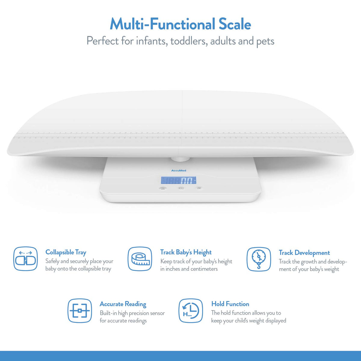Digital Baby Scale with Blue Backlight M3420