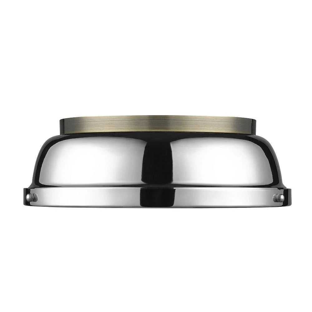 Aged Brass Flush Mount Y13135