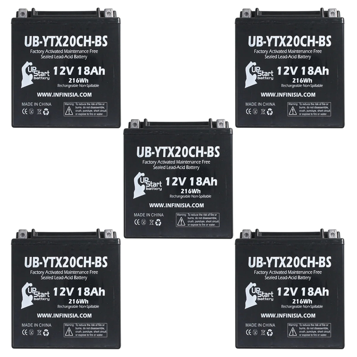12V 18AH Maintenance Free Battery U804939
