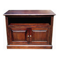 Solid Wood TV Stand for TVs up to 39" Dark Brown Z780