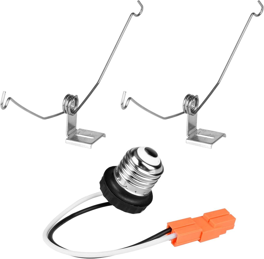 12 Pack Retrofit Kit for LED Round Surface Panel in 6 Inch Recessed Can, E26 base and TP24 connector E943