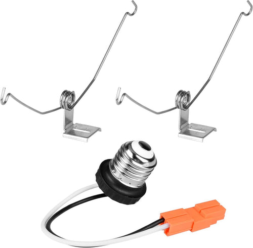 12 Pack Retrofit Kit for LED Round Surface Panel in 6 Inch Recessed Can, E26 base and TP24 connector E943