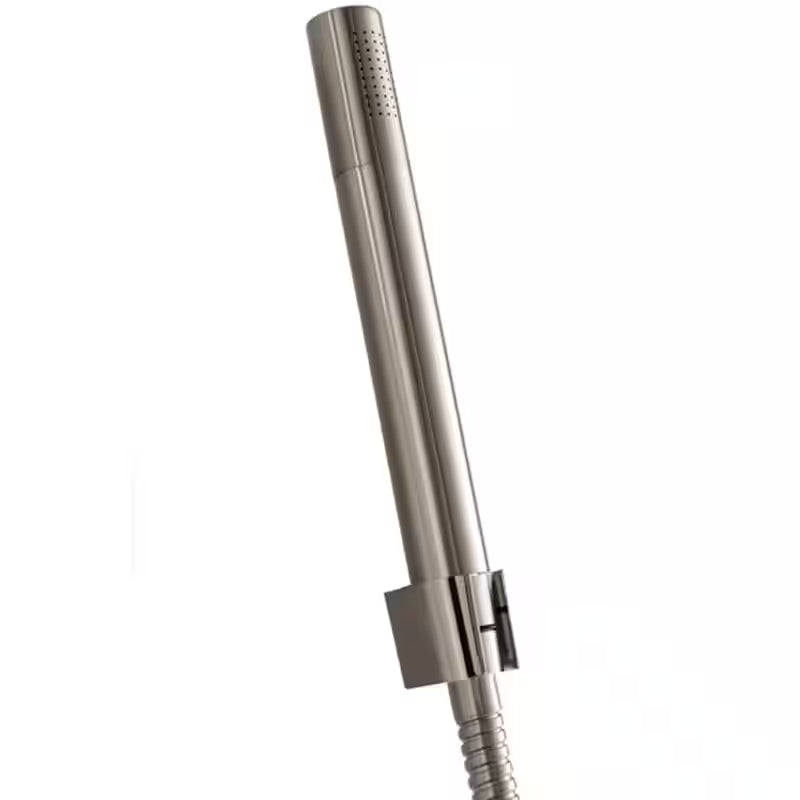 6-Jet Shower Panel System with Rainhead and Hand Shower Wand in Stainless Steel D9074